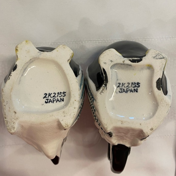 Vintage Napco Japanese Rooster, Hen Salt & Pepper, Cream & Sugar Set - Picture 11 of 15